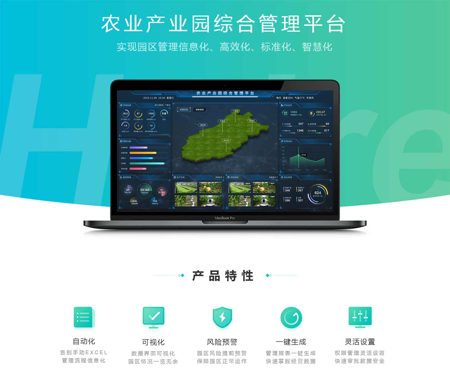农业产业园综合管理平台